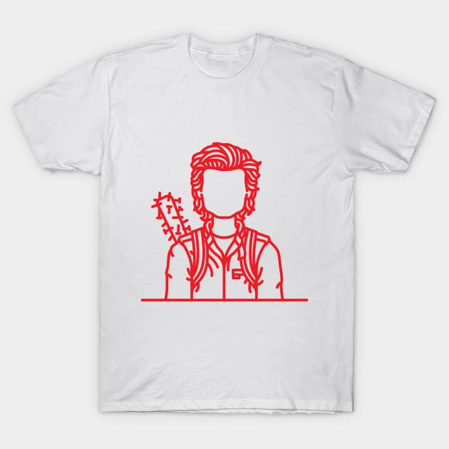 Stranger Things: Steve T-Shirt by sofiaayuso